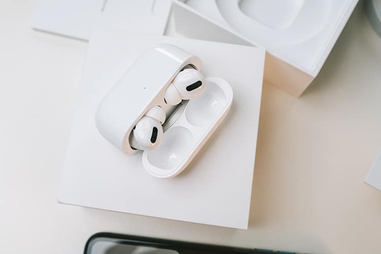 AirPods Pro On Top Of Box